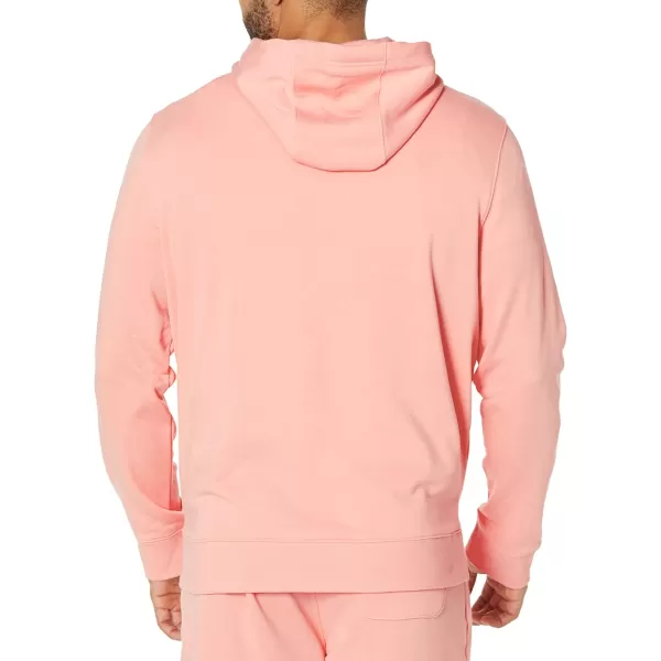 Amazon Essentials Mens Lightweight LongSleeve French Terry Hooded Sweatshirt Available in Big amp TallPeach
