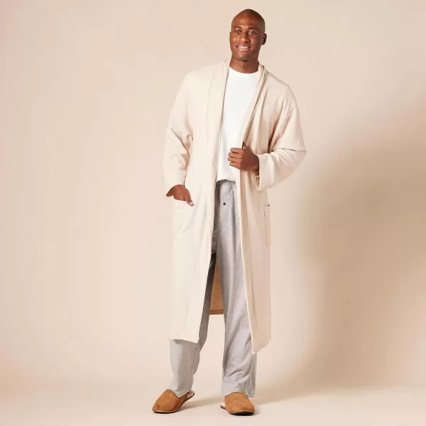 Amazon Essentials Mens Lightweight Waffle Robe Available in Big amp TallBeige