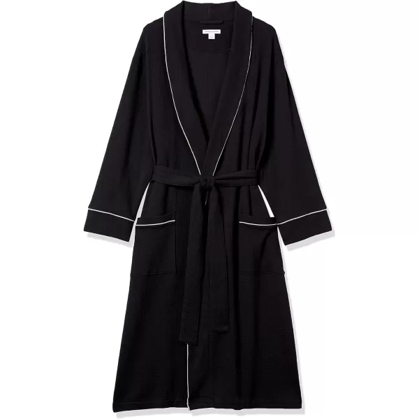 Amazon Essentials Mens Lightweight Waffle Robe Available in Big amp TallBlack