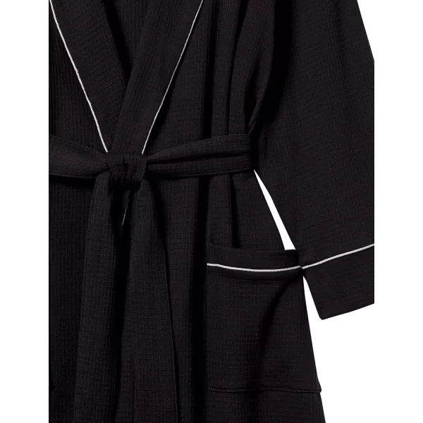 Amazon Essentials Mens Lightweight Waffle Robe Available in Big amp TallBlack