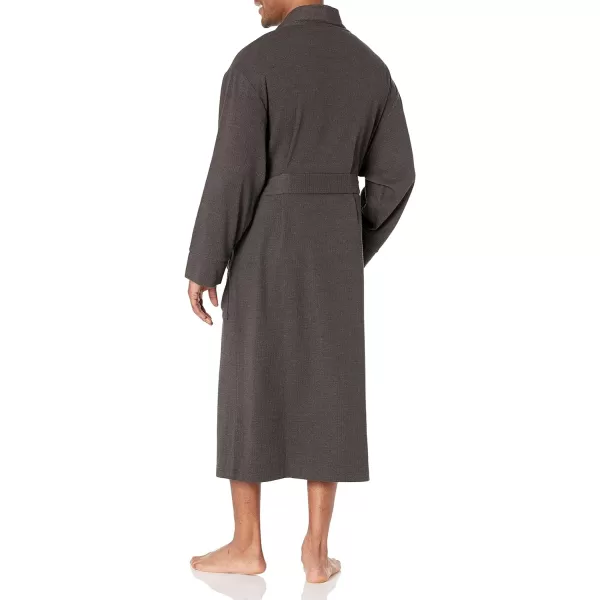 Amazon Essentials Mens Lightweight Waffle Robe Available in Big amp TallCharcoal Heather