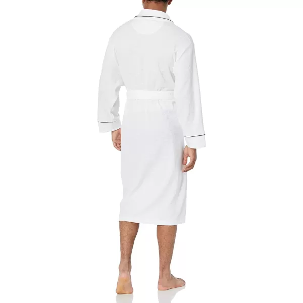 Amazon Essentials Mens Lightweight Waffle Robe Available in Big amp TallWhite