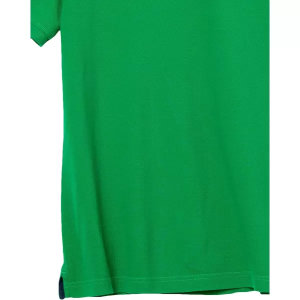 Amazon Essentials Mens RegularFit Cotton Pique Polo Shirt Available in Big amp TallGreen