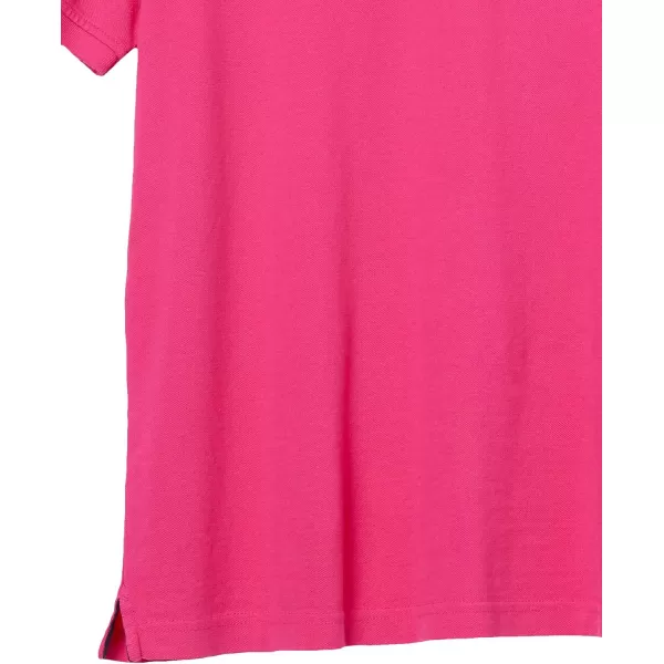 Amazon Essentials Mens RegularFit Cotton Pique Polo Shirt Available in Big amp TallHot Pink