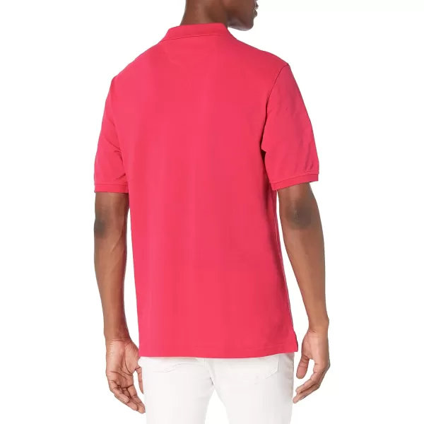 Amazon Essentials Mens RegularFit Cotton Pique Polo Shirt Available in Big amp TallHot Pink