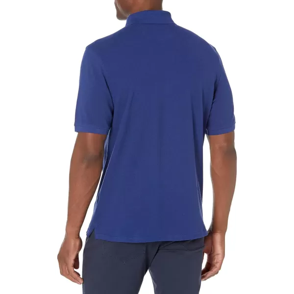 Amazon Essentials Mens RegularFit Cotton Pique Polo Shirt Available in Big amp TallNavy