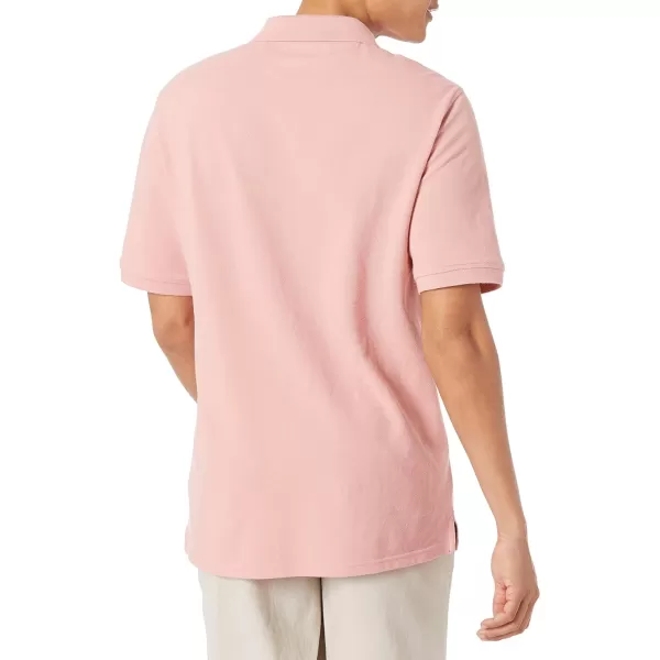 Amazon Essentials Mens RegularFit Cotton Pique Polo Shirt Available in Big amp TallPink