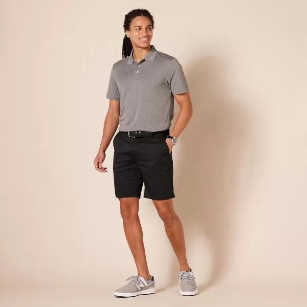 Amazon Essentials Mens SlimFit Stretch Golf ShortBlack