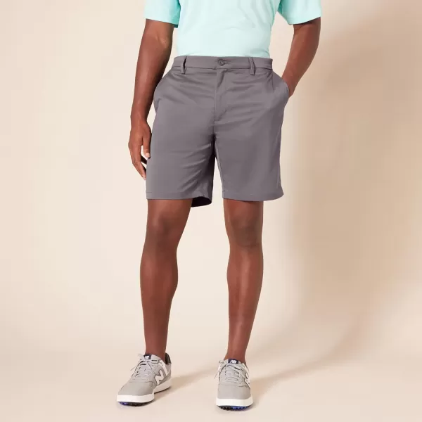 Amazon Essentials Mens SlimFit Stretch Golf ShortGrey