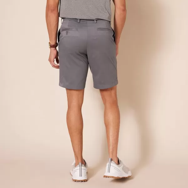 Amazon Essentials Mens SlimFit Stretch Golf ShortGrey