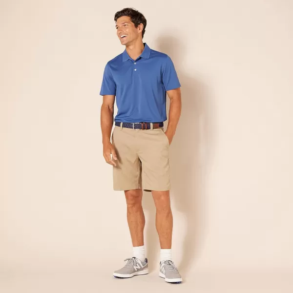 Amazon Essentials Mens SlimFit Stretch Golf ShortKhaki Brown