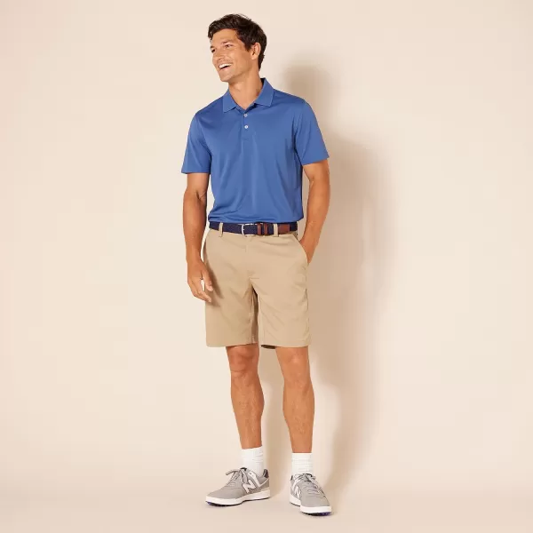 Amazon Essentials Mens SlimFit Stretch Golf ShortKhaki Brown