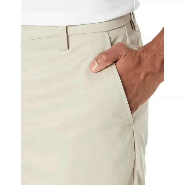 Amazon Essentials Mens SlimFit Stretch Golf ShortStone