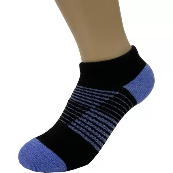 Amazon Essentials Unisex Kids Cushioned Athletic Low Cut Socks 6 PairsBlack Pastel