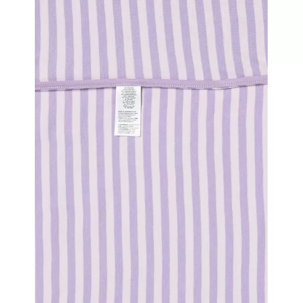 Amazon Essentials Unisex Kids Swaddle Blankets Pack of 33pack Lilac Big Cats