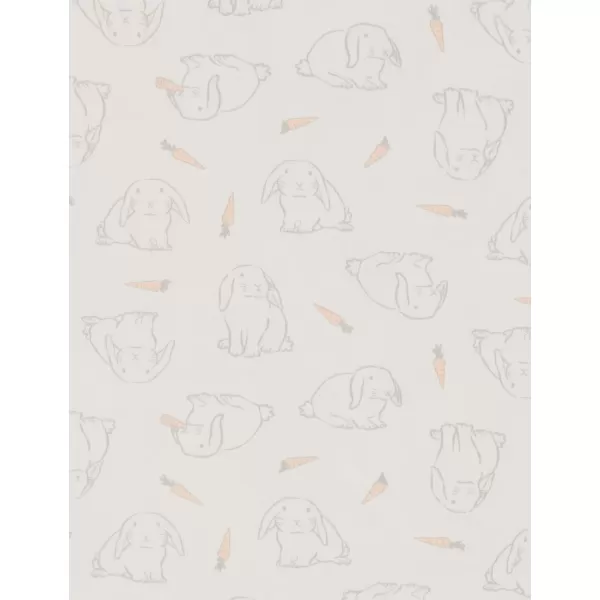 Amazon Essentials Unisex Kids Swaddle Blankets Pack of 3Grey Bunny