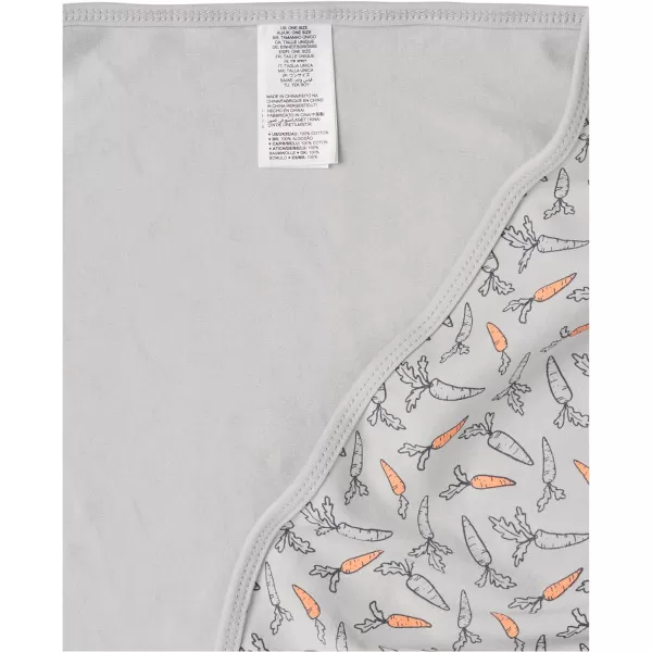 Amazon Essentials Unisex Kids Swaddle Blankets Pack of 3Grey Bunny