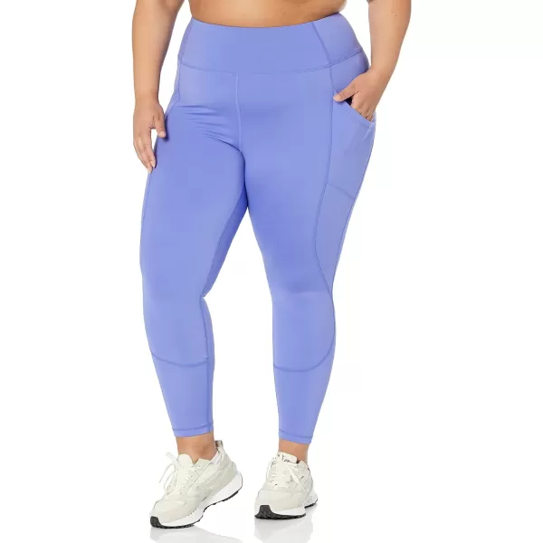 Amazon Essentials Womens Active Sculpt High Rise Full Length Legging with Pockets Available in Plus SizePurple