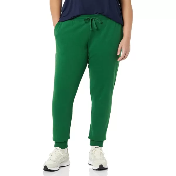 Amazon Essentials Womens Fleece Jogger Sweatpant Available in Plus SizeDark Green