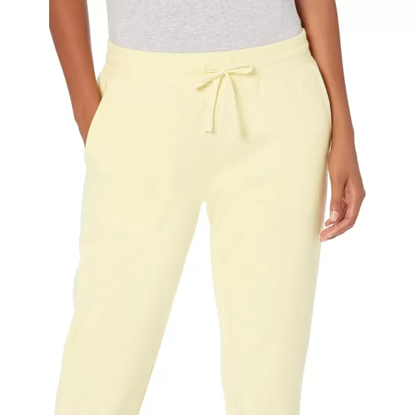 Amazon Essentials Womens Fleece Jogger Sweatpant Available in Plus SizeLight Yellow