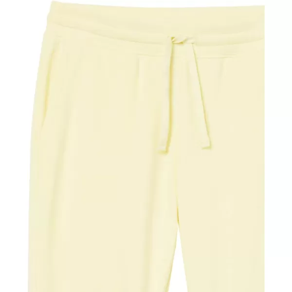 Amazon Essentials Womens Fleece Jogger Sweatpant Available in Plus SizeLight Yellow