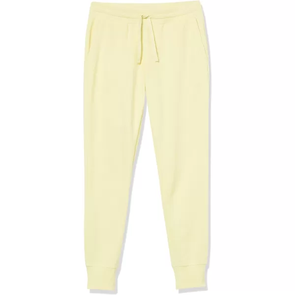 Amazon Essentials Womens Fleece Jogger Sweatpant Available in Plus SizeLight Yellow