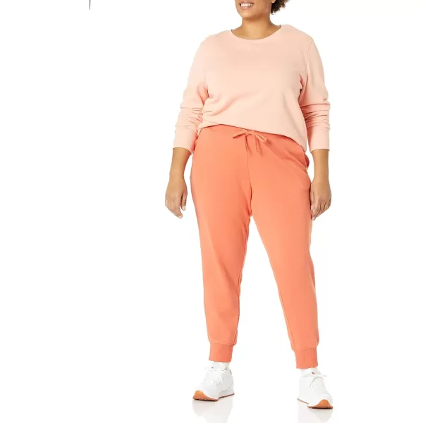 Amazon Essentials Womens Fleece Jogger Sweatpant Available in Plus SizeRust Orange