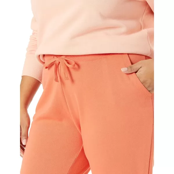 Amazon Essentials Womens Fleece Jogger Sweatpant Available in Plus SizeRust Orange