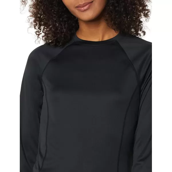 Amazon Essentials Womens Rash Guard Long SleeveBlack