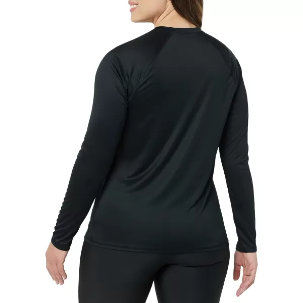 Amazon Essentials Womens Rash Guard Long SleeveBlack