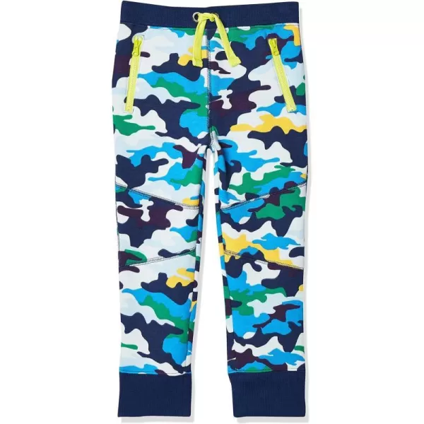 Amazon Essentials Boys and Toddlers ZipPocket Fleece Jogger Pant Previously Spotted ZebraCamo