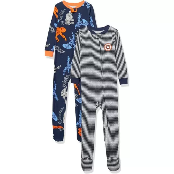 Kids & Baby Marvel Captain America - Footed Sleeper