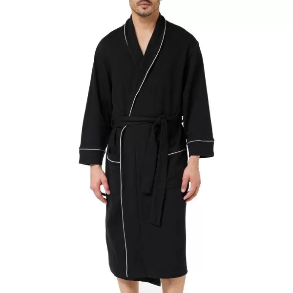 Amazon Essentials Mens Lightweight Waffle Robe Available in Big amp TallBlack