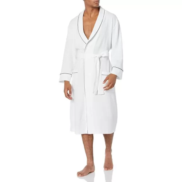 Amazon Essentials Mens Lightweight Waffle Robe Available in Big amp TallWhite