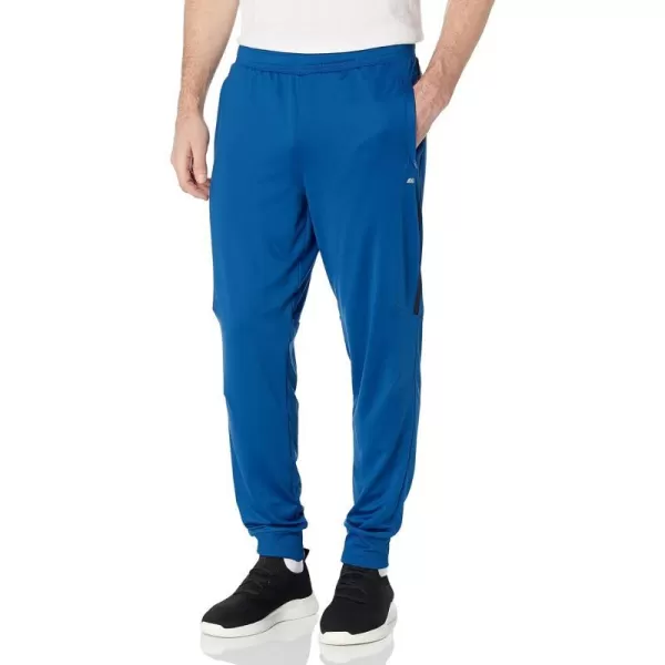 Amazon Essentials Mens Performance Stretch Knit Jogger PantBright Blue