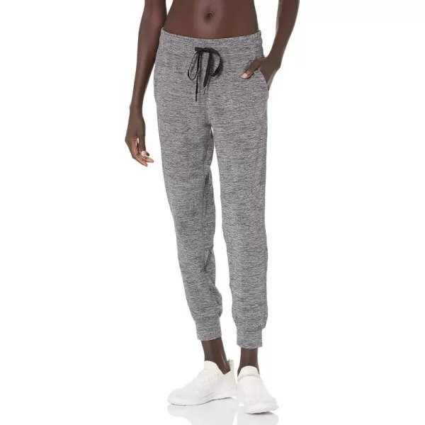 Amazon Essentials Womens Brushed Tech Stretch Jogger Pant Available in Plus SizeDark Grey Space Dye