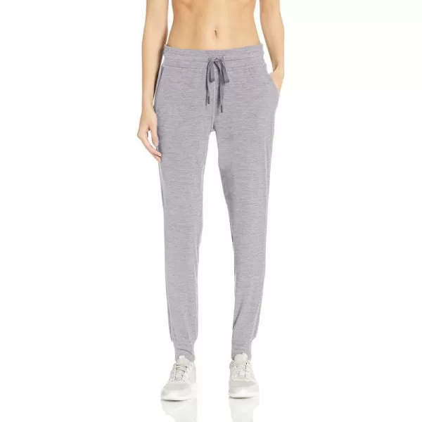 Amazon Essentials Womens Brushed Tech Stretch Jogger Pant Available in Plus SizeGrey Space Dye