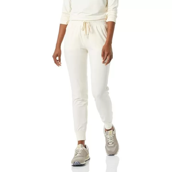 Amazon Essentials Womens Brushed Tech Stretch Jogger Pant Available in Plus SizeIvory