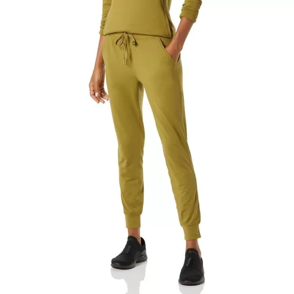 Amazon Essentials Womens Brushed Tech Stretch Jogger Pant Available in Plus SizeLight Olive