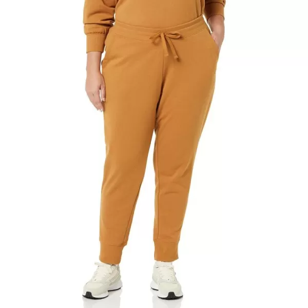 Amazon Essentials Womens Fleece Jogger Sweatpant Available in Plus SizeDark Camel