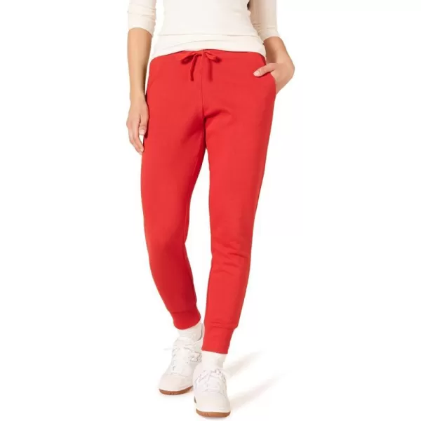 Amazon Essentials Womens Fleece Jogger Sweatpant Available in Plus SizeRed