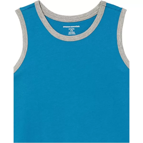 Amazon Essentials Boys and Toddlers Sleeveless Tank Tops Multipacks5 Fox