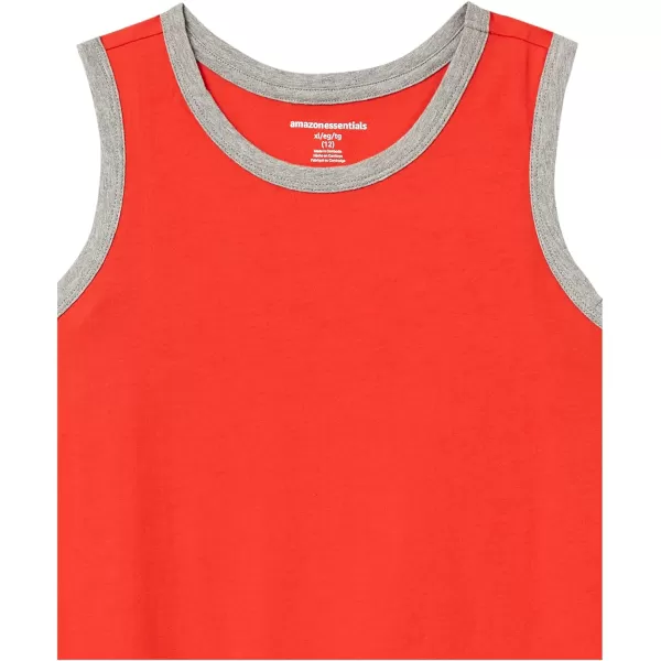 Amazon Essentials Boys and Toddlers Sleeveless Tank Tops Multipacks5 Fox