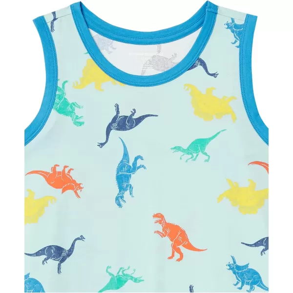 Amazon Essentials Boys and Toddlers Sleeveless Tank Tops Multipacks5 Fox