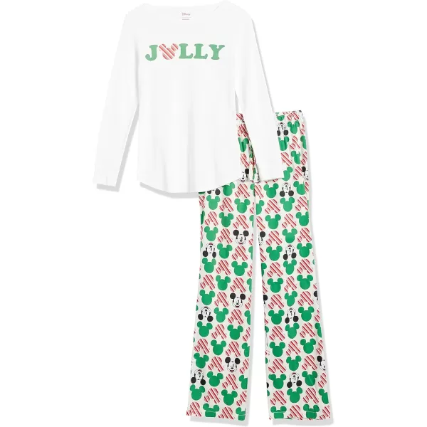 Amazon Essentials Disney Holiday Family Pajama SetsAdult Mickey Holiday  Womens