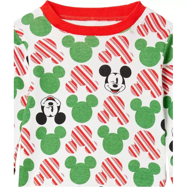 Amazon Essentials Disney Holiday Family Pajama SetsKids amp Baby Mickey Holiday  Baby and Kids