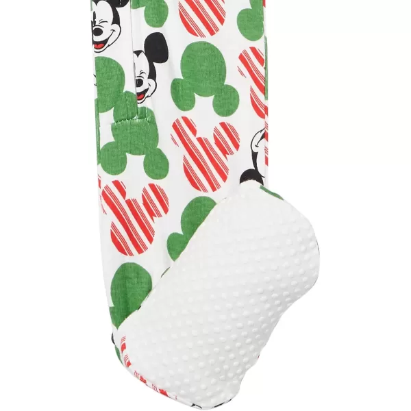 Amazon Essentials Disney Holiday Family Pajama SetsKids amp Baby Mickey Holiday  Footed Sleeper