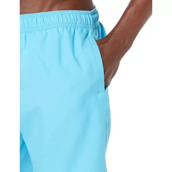 Amazon Essentials Mens 9 QuickDry Swim TrunkAqua Blue