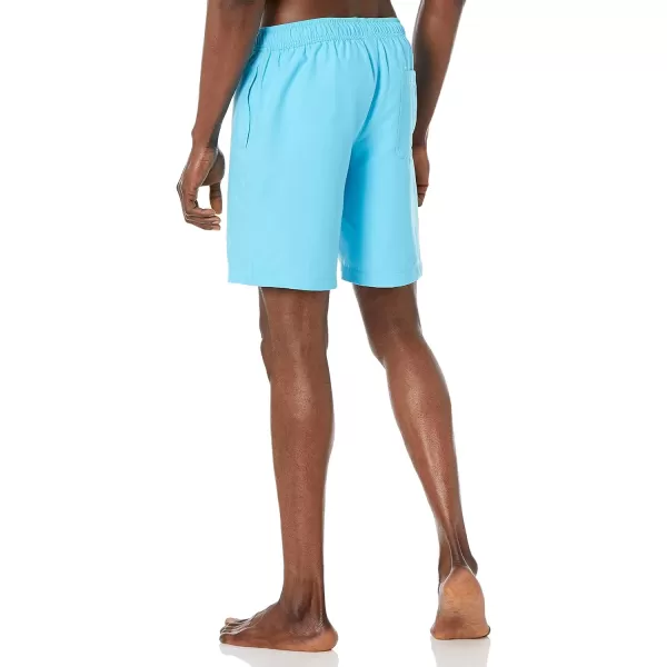 Amazon Essentials Mens 9 QuickDry Swim TrunkAqua Blue