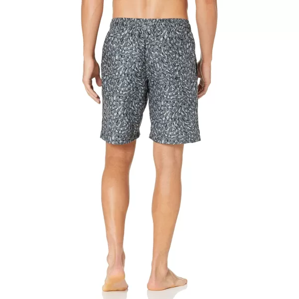 Amazon Essentials Mens 9 QuickDry Swim TrunkGrey Paint